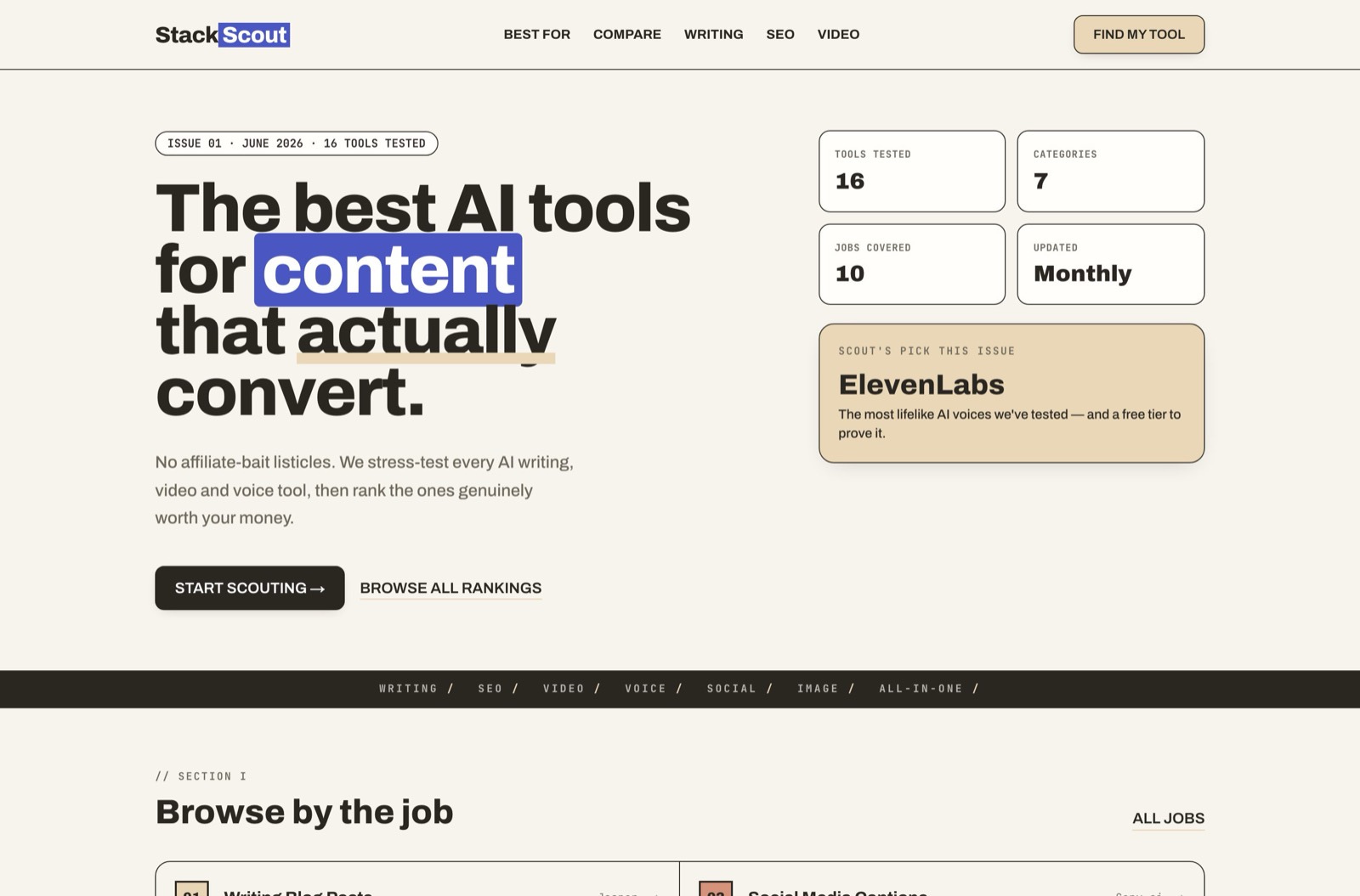 StackScout: Editorial affiliate almanac for AI content and marketing tools.